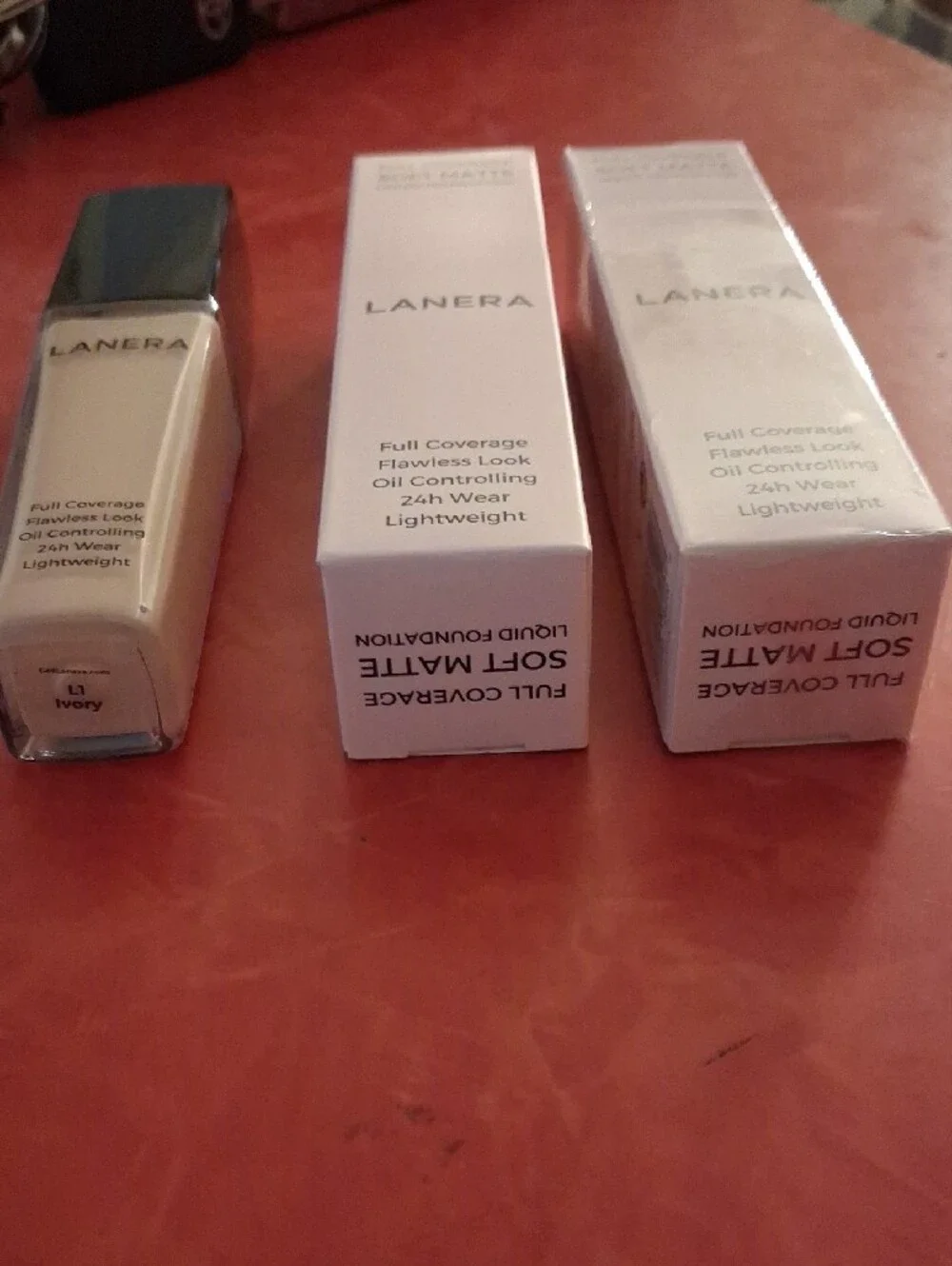 Soft Matte Full Coverage Liquid Foundation - L1  IVORY 24 HOUR